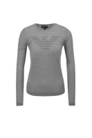 Vuneni džemper | Regular Fit Emporio Armani siva