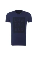 T-shirt Lagerfeld modra