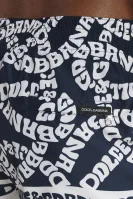 Kratke hlače za kupanje | Regular Fit Dolce & Gabbana modra