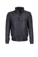 Jalon Leather Jacket BOSS GREEN modra