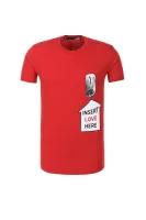 T-shirt Love Moschino crvena