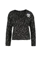 Džemper | Loose fit GUESS crna
