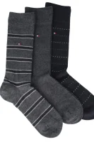 Čarape 3-pack Tommy Hilfiger siva