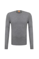 Albonon sweater BOSS ORANGE boja pepela