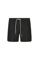 Kratke hlače za kupanje MEDIUM DRAWSTRING | Regular Fit Calvin Klein Swimwear crna