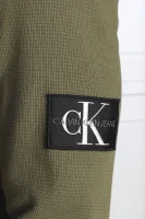 Majica dugih rukava | Regular Fit CALVIN KLEIN JEANS zelena