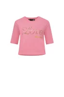 T-shirt | Loose fit Love Moschino ružičasta