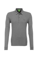 C-Paderna 30 Long Sleeve Polo Shirt BOSS GREEN siva