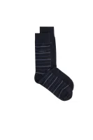 Fine Stripe 2-pack Socks BOSS BLACK modra