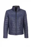 Leather jacket Trussardi modra