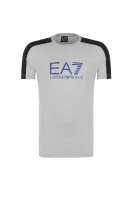 T-shirt  EA7 boja pepela