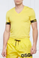 T-shirt | Slim Fit Dsquared2 žuta