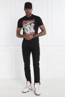 T-shirt DSQUARED2 X ROCCO | cool fit Dsquared2 crna