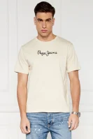 T-shirt | Regular Fit Pepe Jeans London bež