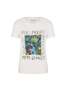T-shirt Mabel | Regular Fit Pepe Jeans London kremasta