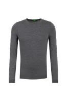 C Caio Wool Sweater BOSS GREEN siva
