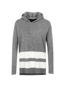 Wool Blend Hoodie Sweater Tommy Hilfiger siva
