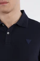 Polo majica NOLAN | Extra slim fit GUESS modra