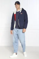 Dvostrana jakna SHERPA | Relaxed fit Tommy Jeans modra