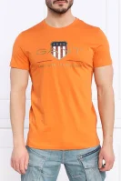 T-shirt | Regular Fit Gant narančasta