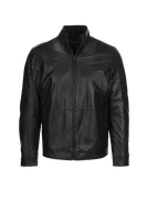 Leather Jacket Michael Kors crna