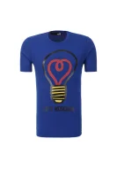 T-shirt Love Moschino plava