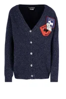 Džemper | Loose fit Boutique Moschino modra