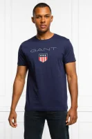 T-shirt SHIELD SS | Regular Fit Gant modra