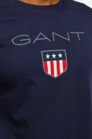 T-shirt SHIELD SS | Regular Fit Gant modra
