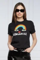 T-shirt Rainbow Renny | Regular Fit Dsquared2 crna