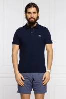 Polo majica | Slim Fit | pique Lacoste modra