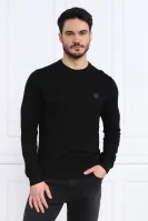 Džemper | Regular Fit | s dodatkom vune Philipp Plein crna