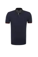 Parlay 11 Polo shirt BOSS BLACK modra