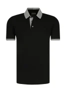 Polo majica | Regular Fit | pique Emporio Armani crna