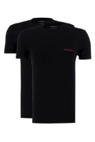 T-shirt 2-pack | Regular Fit Emporio Armani crna