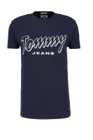 T-shirt TJM Summer script | Regular Fit Tommy Jeans modra