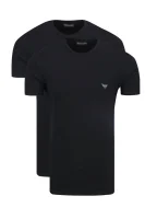 T-shirt 2-pack | Regular Fit Emporio Armani crna