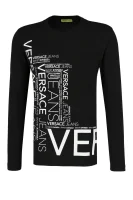 Majica dugih rukava | Slim Fit Versace Jeans crna
