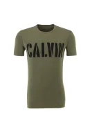 Grey Heather T-shirt CALVIN KLEIN JEANS maslinasta