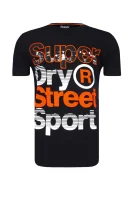 T-shirt STREET SPORTS | Slim Fit Superdry crna