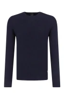 Džemper Erec | Slim Fit | s dodatkom vune BOSS BLACK modra