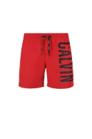 Kratke hlače za kupanje Intense Power | Regular Fit Calvin Klein Swimwear crvena