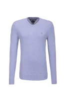 Pima CTN Cashmere V-neck Sweater Tommy Hilfiger svijetloplava