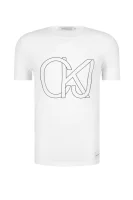 T-shirt GRAPHIC | Slim Fit CALVIN KLEIN JEANS bijela