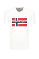 T-shirt SOVICO | Regular Fit Napapijri bijela