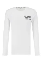 Majica dugih rukava GOTH | Extra slim fit GUESS bijela