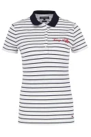 Polo majica new chiara heritage | Slim Fit Tommy Hilfiger bijela