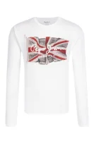 Majica dugih rukava | Regular Fit Pepe Jeans London bijela