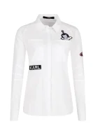 Košulja | Regular Fit Karl Lagerfeld bijela