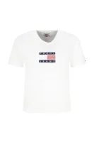 T-shirt TJW STAR AMERICANA FLAG | Cropped Fit Tommy Jeans bijela